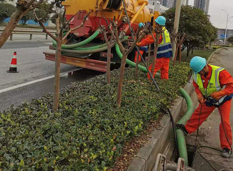 山亭市政管道清淤